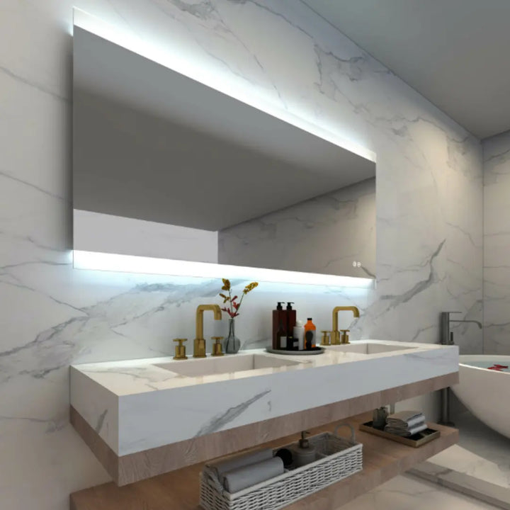 MIRO LED Mirror with demister with/without bluetooth speakers Remer