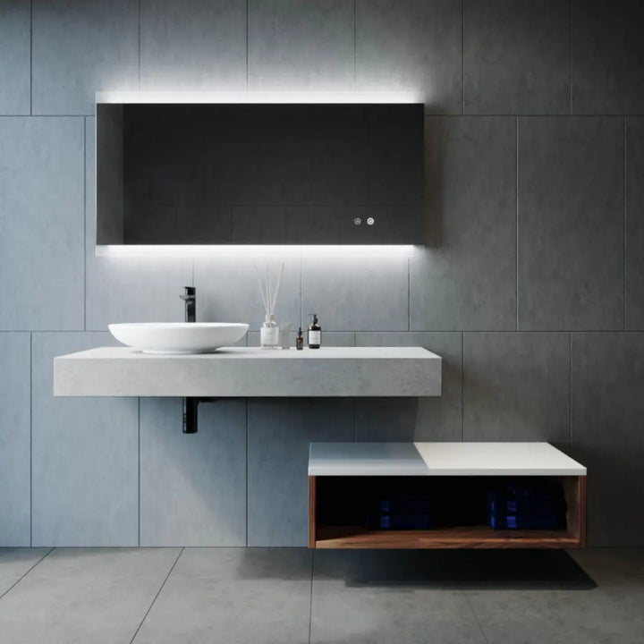 MIRO LED Mirror with demister with/without bluetooth speakers Remer