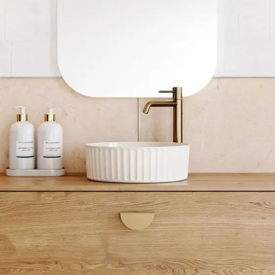Allure Flute Above Counter Basin Timberline