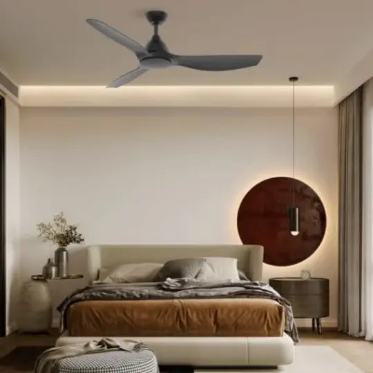 AEROFLOW Skywave 132cm, 52" DC Ceiling Fan - black IXL