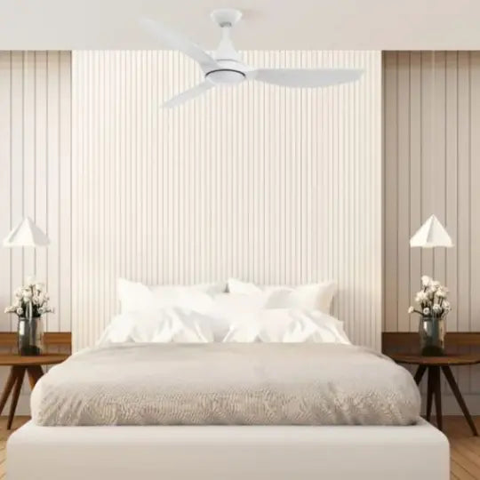 AEROFLOW Skywave 132cm, 52" DC Ceiling Fan with LED - white IXL