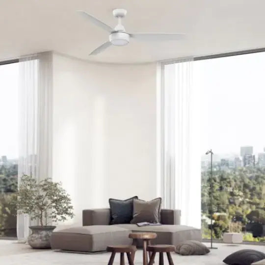 AEROFLOW Winglide 132cm, 52" AC Ceiling Fan with LED -white IXL