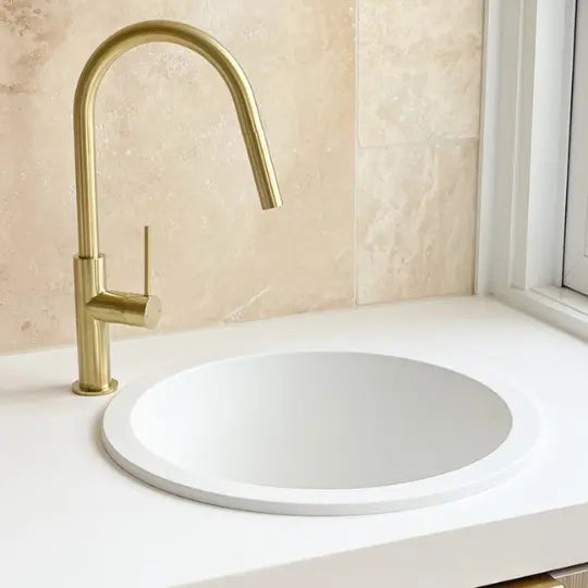 Bellevue Round Sink Matte White ADP