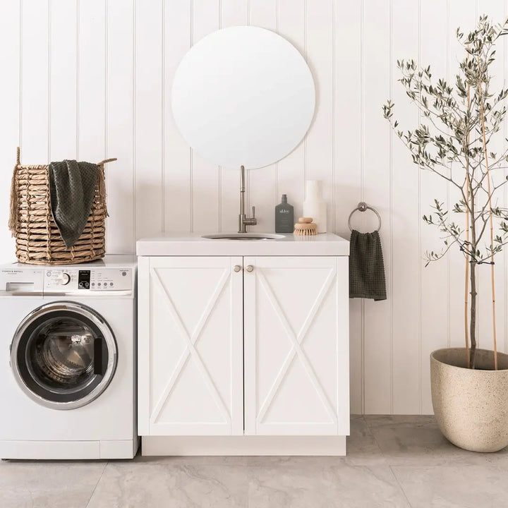 All-In-One Sink Cabinet 900mm with Clovelly Round Sink ADP