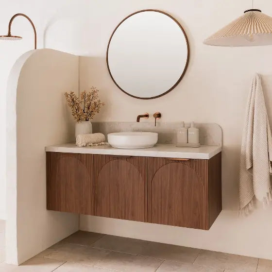 Archie Wall Hung Vanity with Solid Surface Top ADP