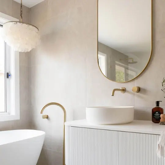 Modular Waverley Wall Hung vanity with stone top ADP