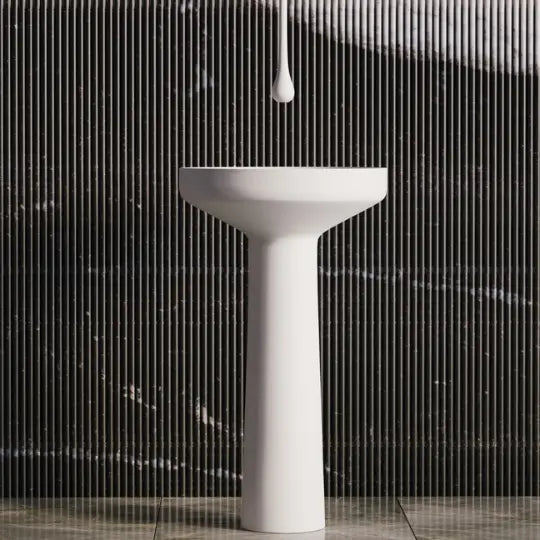 Marcello Solid Surface Pedestal Basin Belbagno