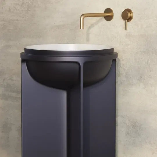 Uno Solid Surface Pedestal Basin Belbagno