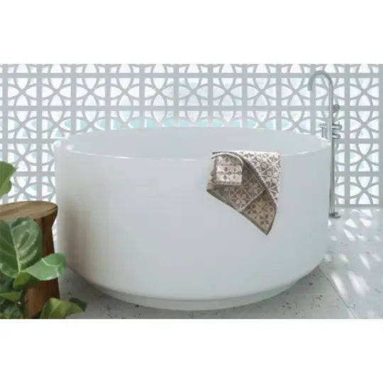 FLORENCIA 1400 FREESTANDING acrylic BATH with overflow Decina