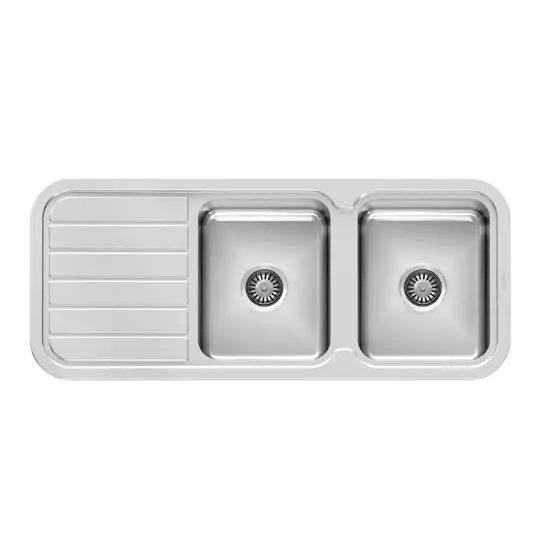 1000 Series Double Sink with Drainer Phoenix