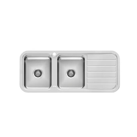 1000 Series Double Sink with Drainer Phoenix