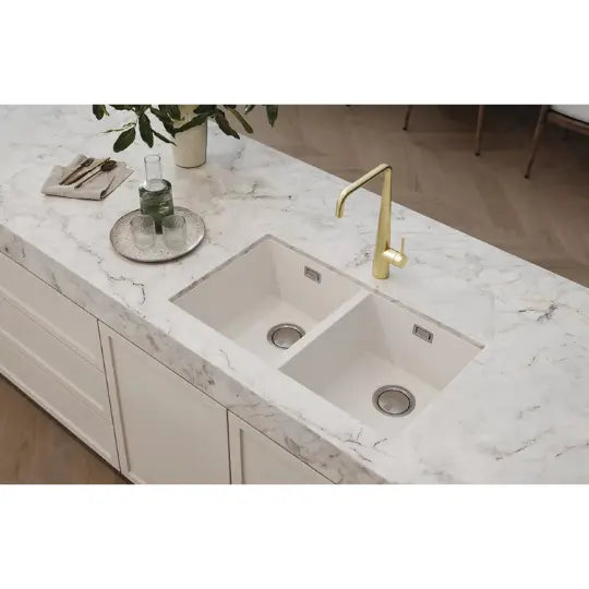 5000 Series Double Sink - Matte black / matte white Phoenix