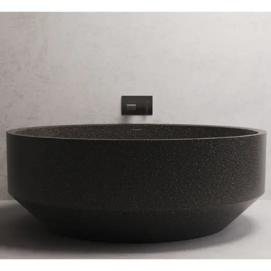 Eden Round 1500mm Freestanding Stone Composite Bath MADU Living