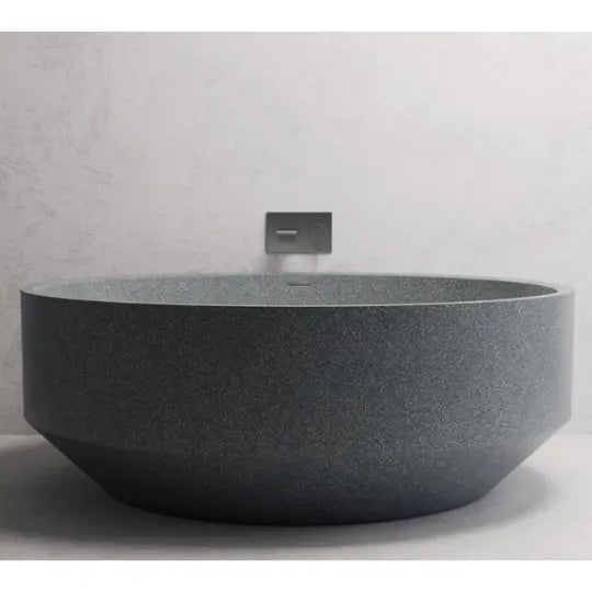 Eden Round 1500mm Freestanding Stone Composite Bath MADU Living