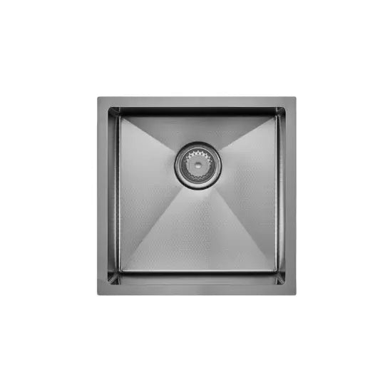 Hana Anti-Scratch 32L Single Kitchen Sink, PVD Gun Metal Fienza