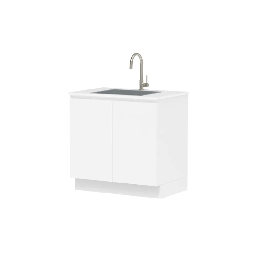 All-In-One Sink Cabinet 900mm with Clovelly Large Rectangular Sink ADP