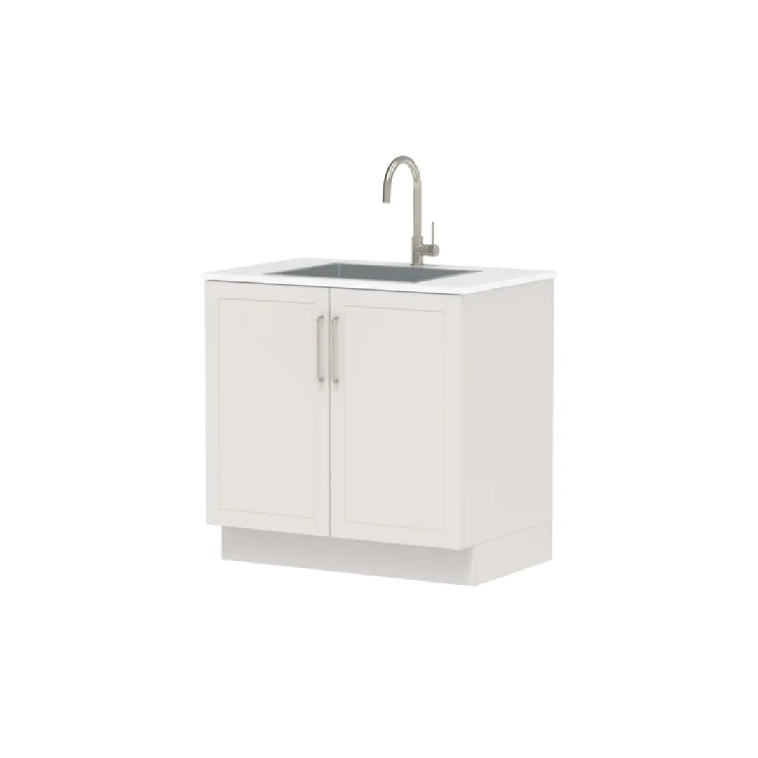 All-In-One Sink Cabinet 900mm with Clovelly Large Rectangular Sink ADP