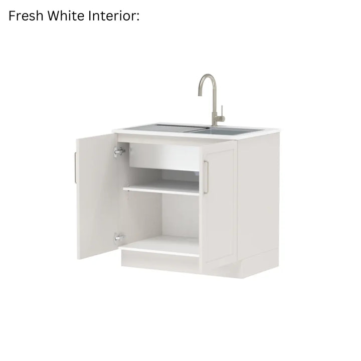 All-In-One Sink Cabinet 900mm with Clovelly Universal Sink Set ADP