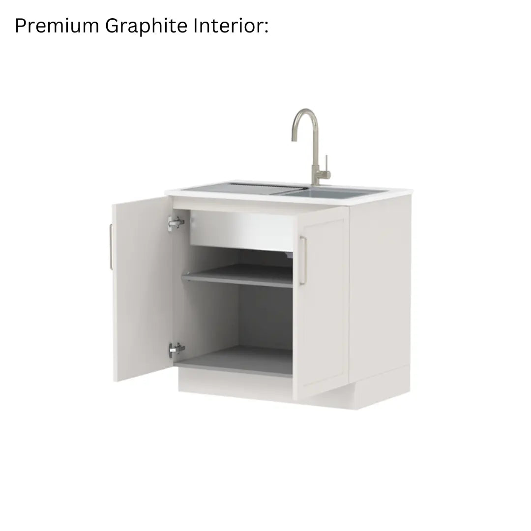 All-In-One Sink Cabinet 900mm with Clovelly Universal Sink Set ADP
