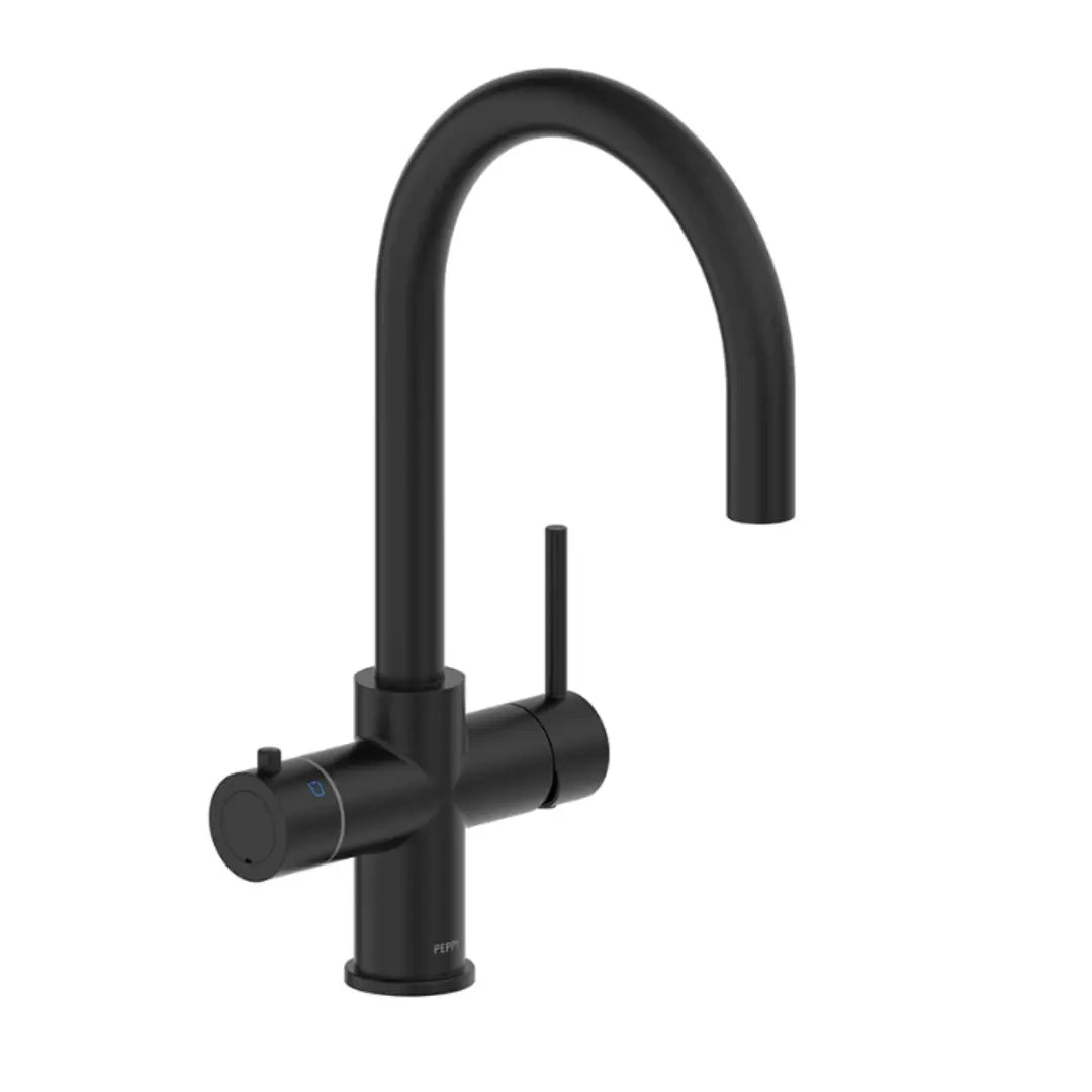Peppy Boiling, Filtered Ambient + Kitchen Mixer Peppy Taps
