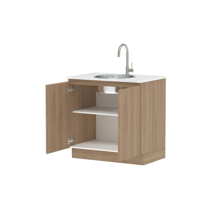 All-In-One Sink Cabinet 900mm with Clovelly Round Sink ADP