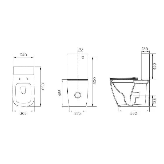 Eneo BTW toilet suite Streamline Products
