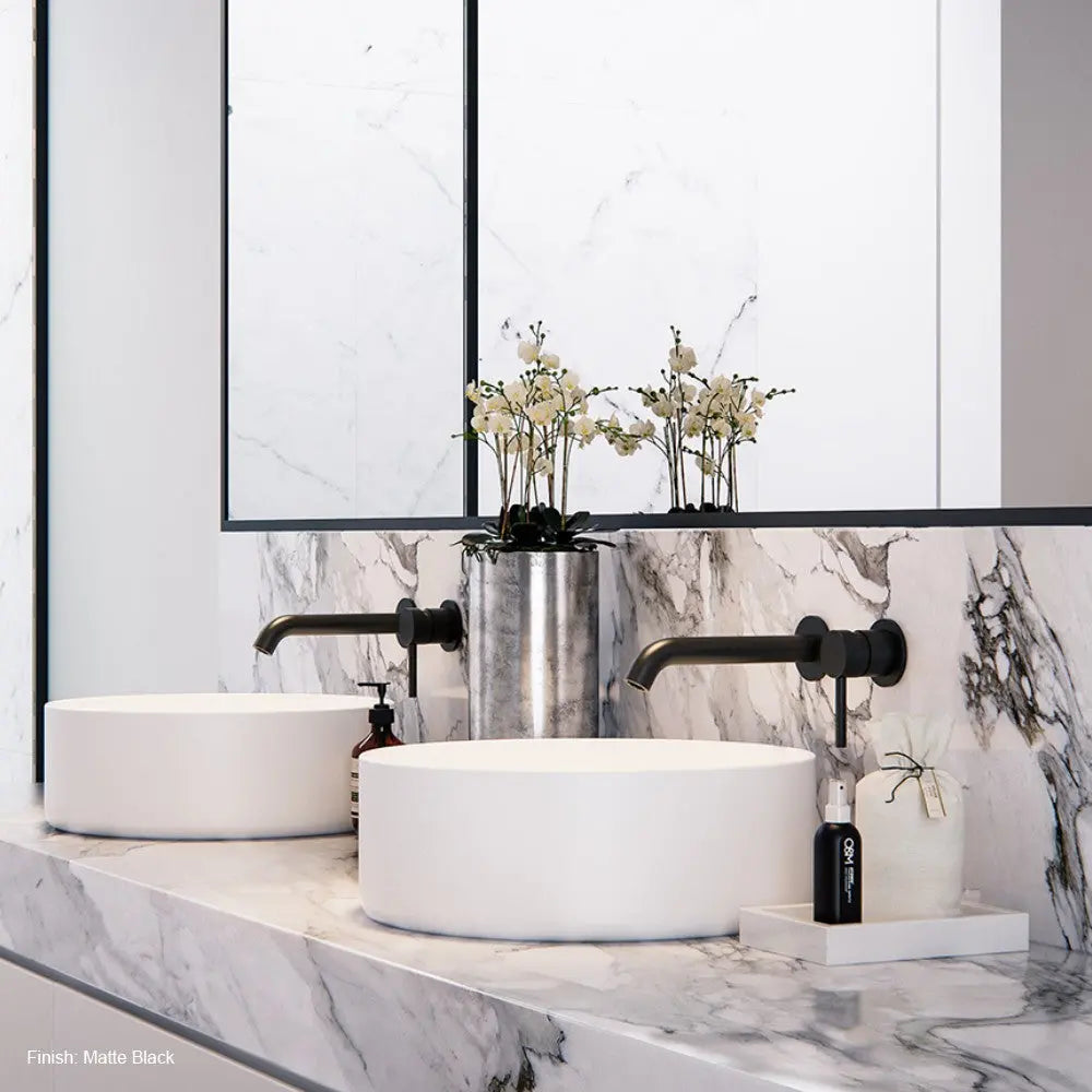 Axus Pin wall mount basin/bath mixer - 220mm spout Streamline Products