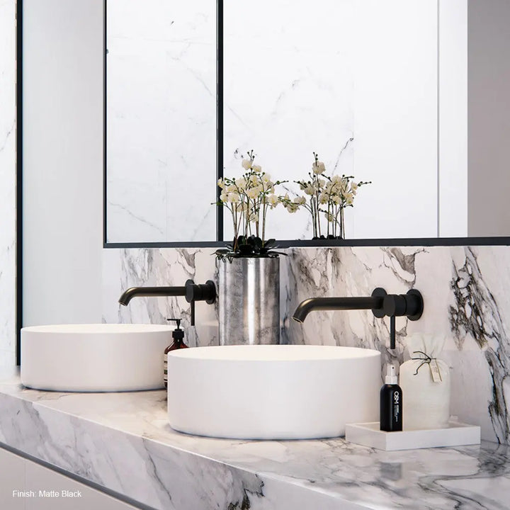 Axus Pin wall mount basin/bath mixer - 220mm spout Streamline Products