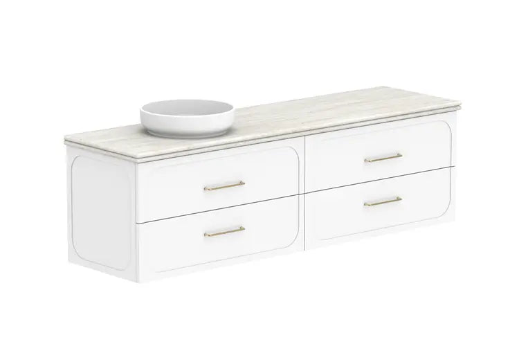 Madden Wall Hung Vanity with 40mm double bull nose top ADP