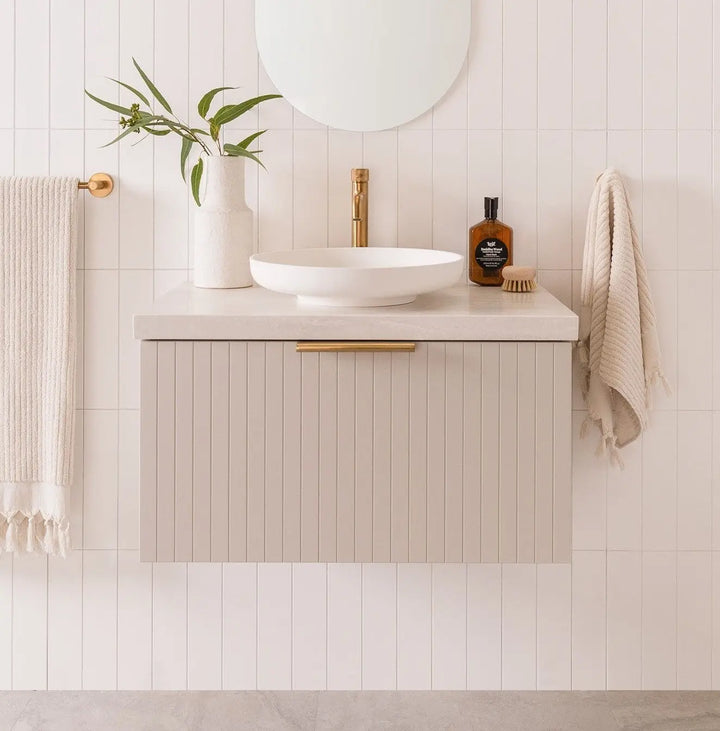 Ashley Wall Hung Vanity with stone top ADP