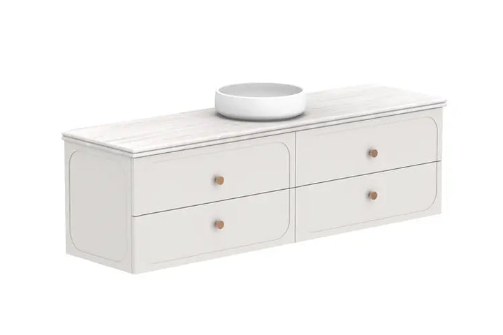 Madden Wall Hung Vanity with 40mm double bull nose top ADP