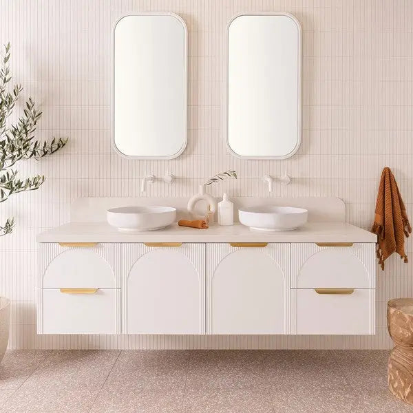 Archie Wall Hung Vanity with Solid Surface Top ADP