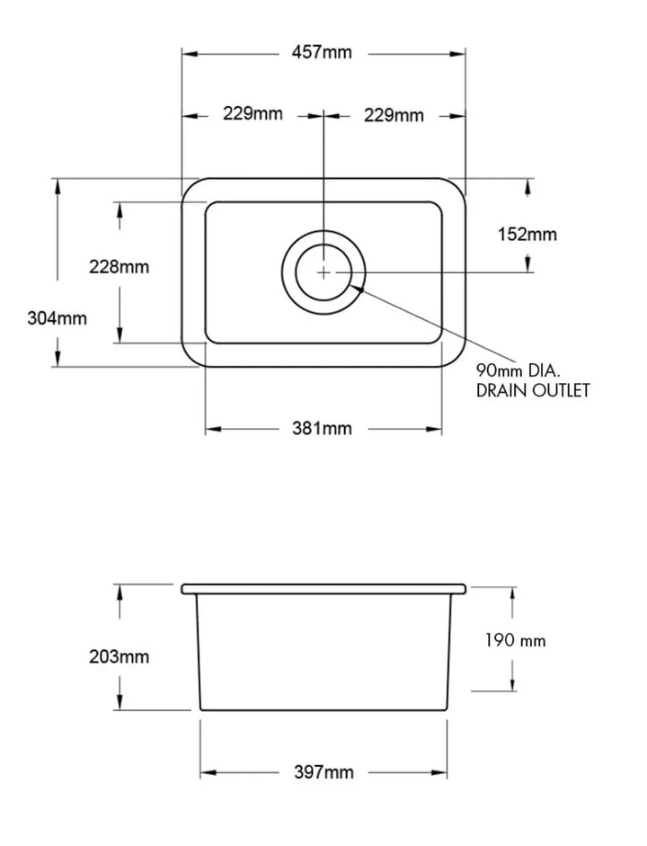 Cuisine 30 x 46 Inset / Undermount Fine Fireclay Matte White Sink Turner Hastings