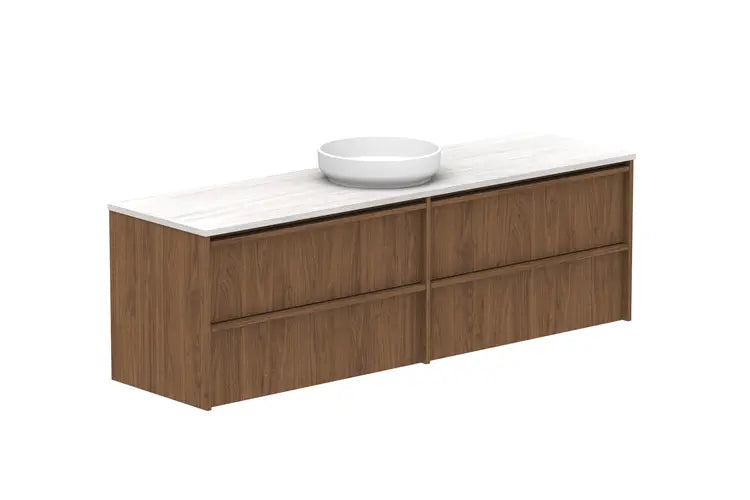 Eli All Drawer Vanity with stone top - wall hung or freestanding ADP