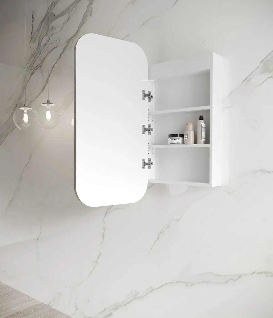 LED Newport 900x450 Shaving Cabinet Premium Edition - various finishes Otti Australia