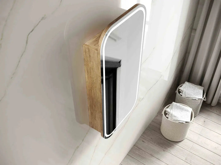 LED Newport 900x450 Shaving Cabinet Premium Edition - various finishes Otti Australia