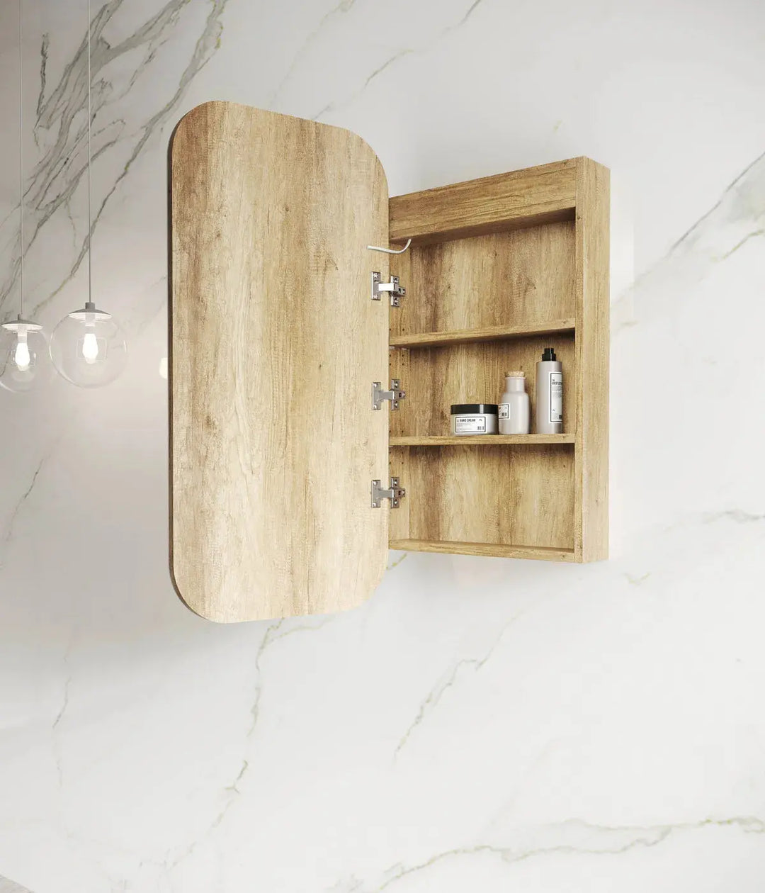 LED Newport 900x450 Shaving Cabinet Premium Edition - various finishes Otti Australia