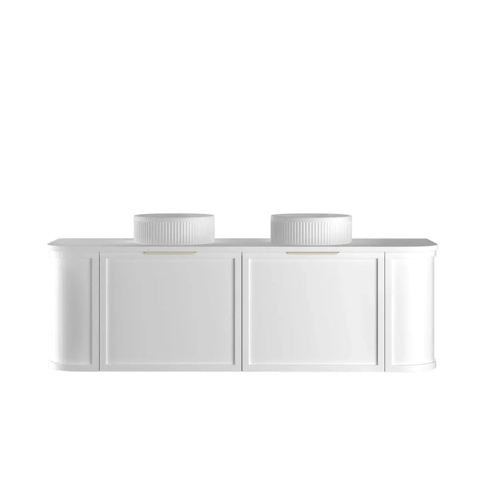 Hampshire Wall Hung Curve Vanity with stone top Otti Australia