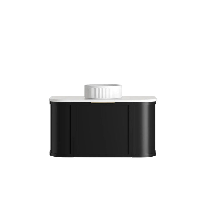 Hampshire Wall Hung Curve Vanity with stone top Otti Australia