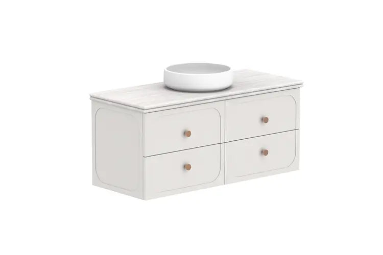 Madden Wall Hung Vanity with 40mm double bull nose top ADP