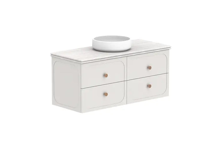 Madden Wall Hung Vanity with 40mm double bull nose top ADP