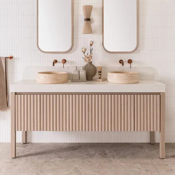 Harper Vanity with Legs (floor mounted) with Solid Surface Top ADP