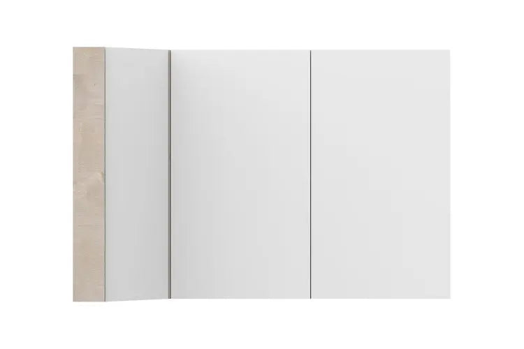 Glacier Offset Corner Mirrored Shaving Cabinet - Various finishes ADP