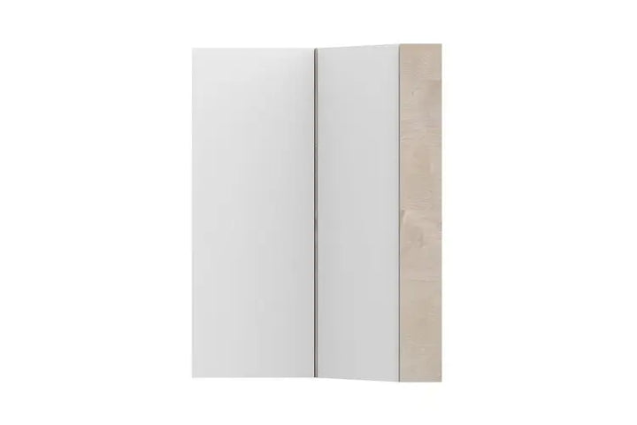 Glacier Offset Corner Mirrored Shaving Cabinet - Various finishes ADP