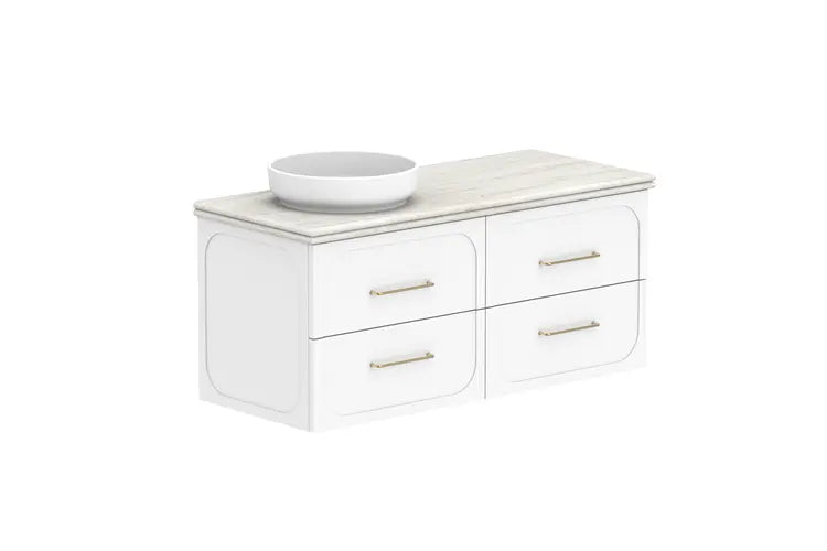 Madden Wall Hung Vanity with 40mm double bull nose top ADP