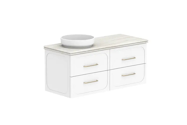 Madden Wall Hung Vanity with 40mm double bull nose top ADP