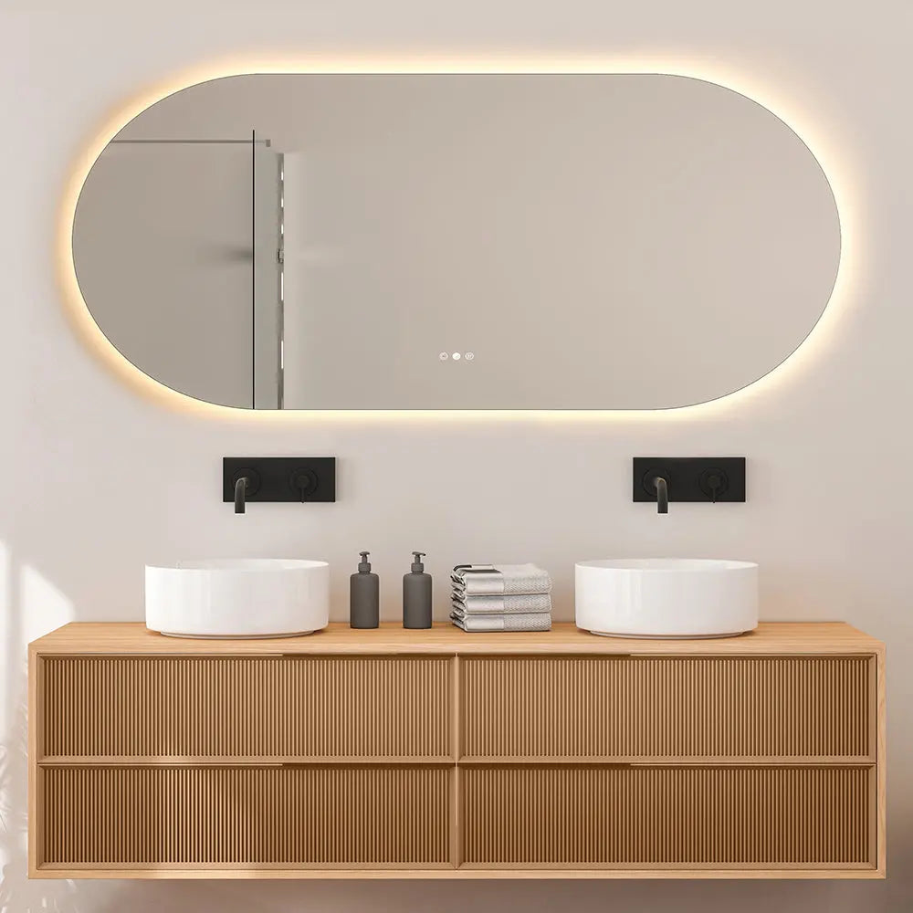 Fless Käpsel – Frameless Led Mirror 750mm x 1500mm Radiant Heating