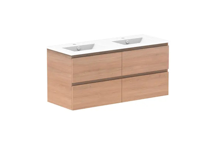Glacier Full Depth, All Drawer Vanity with ceramic top LITE model ADP