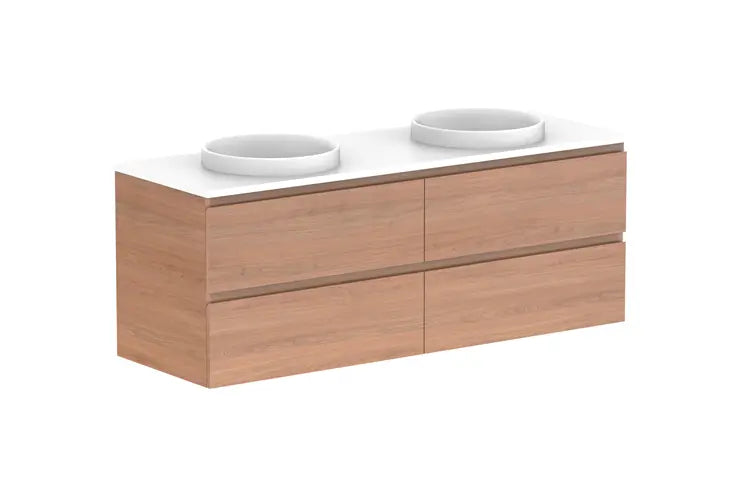 Glacier Full Depth, All Drawer Vanity with stone top LITE model ADP