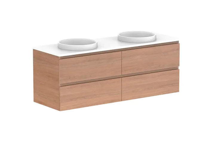 Glacier Full Depth, All Drawer Vanity with stone top LITE model ADP